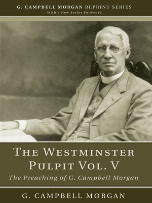 cover image of The Westminster Pulpit Volume V